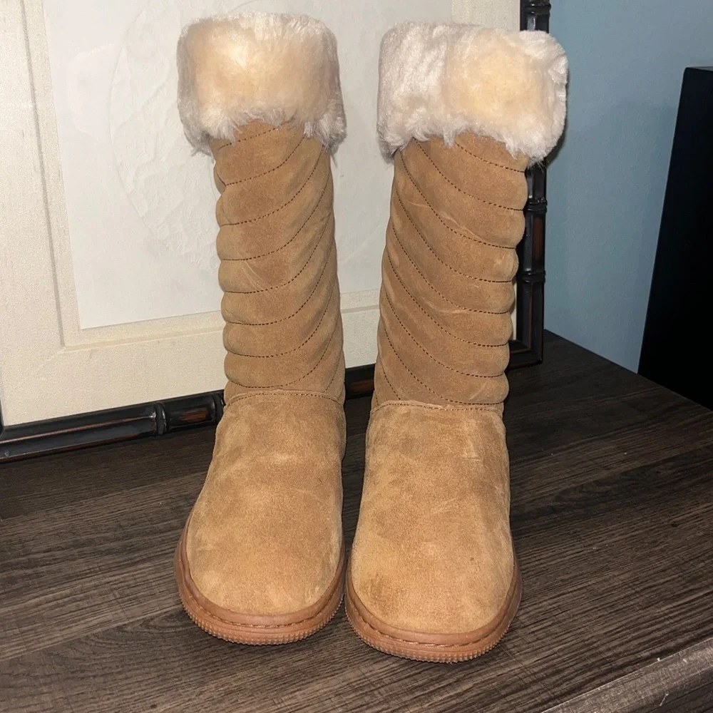 Style & Co. Womens Novaa Suede Cold Weather Winter & Snow Boots sz 7 NWT / NWOB